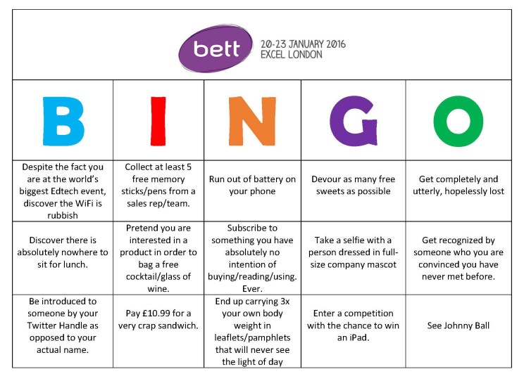 BETT Bingo